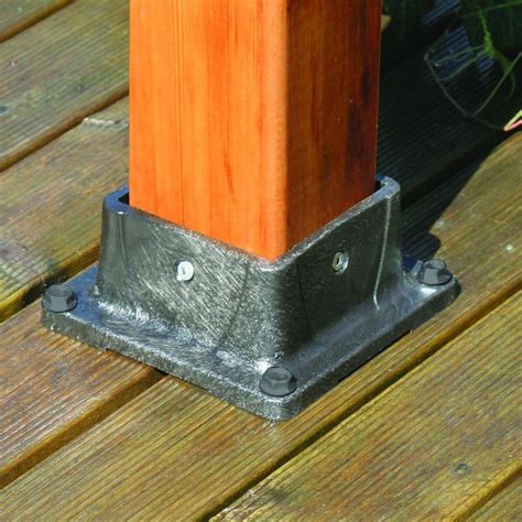 home depot metal post brackets|4x4 post anchor home depot.